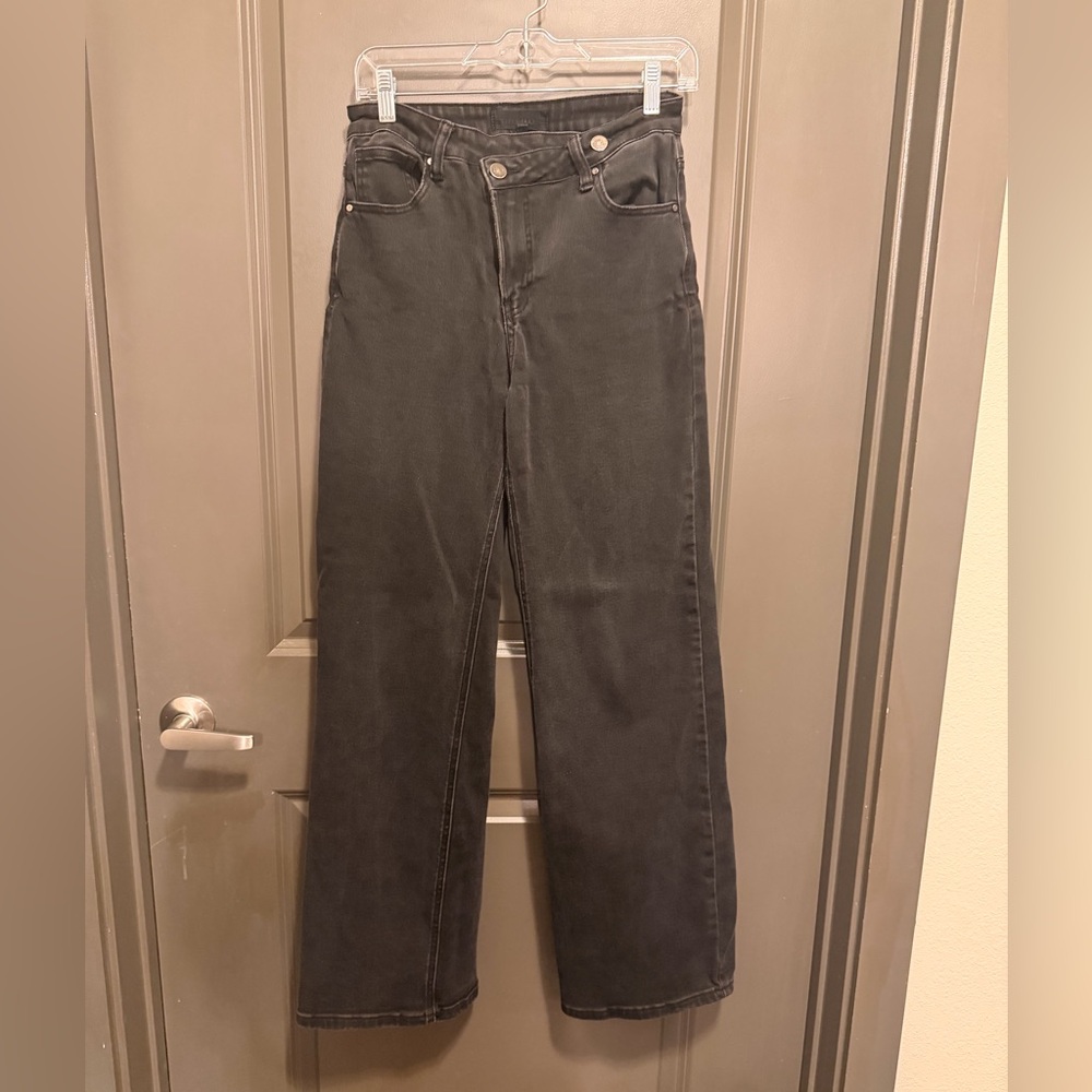 Women’s High-Rise Wide Leg Jeans - Black
